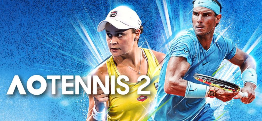 Angélique Kerber y Rafa Nadal, portada de AO Tennis 2 Angélique Kerber y Rafa Nadal, portada de AO Tennis 2