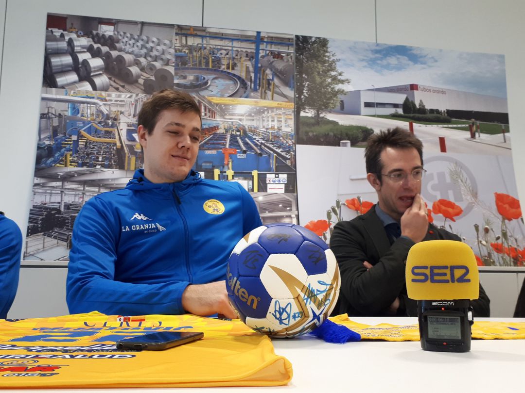 Srdan Mijatovic en las instalaciones de Tubos Aranda. Srdan Mijatovic en las instalaciones de Tubos Aranda.