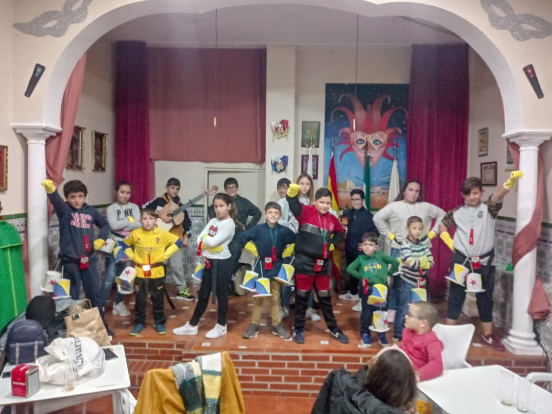 Componentes de la chirigota infantil de San Fernando 'Los niños prodigio' Componentes de la chirigota infantil de San Fernando 'Los niños prodigio'