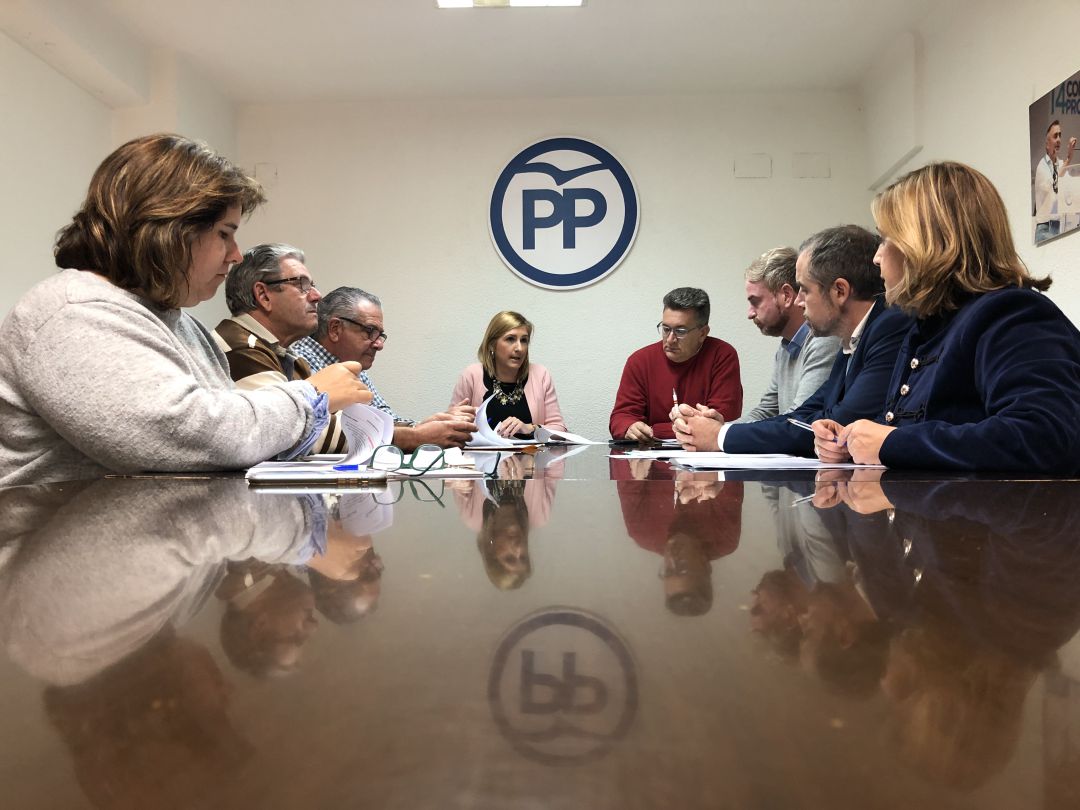 Reunión de alcaldes y portavoces populares para hablar de las desaladoras con dirigentes del PP Reunión de alcaldes y portavoces populares para hablar de las desaladoras con dirigentes del PP