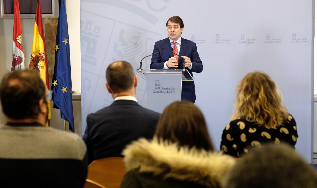 Mañueco considera la reclamación de autonomía de León "perniciosa" para España Mañueco considera la reclamación de autonomía de León "perniciosa" para España