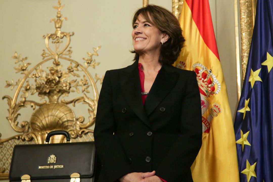 La exministra de Justicia y futura fiscal general del Estado, Dolores Delgado. La exministra de Justicia y futura fiscal general del Estado, Dolores Delgado.