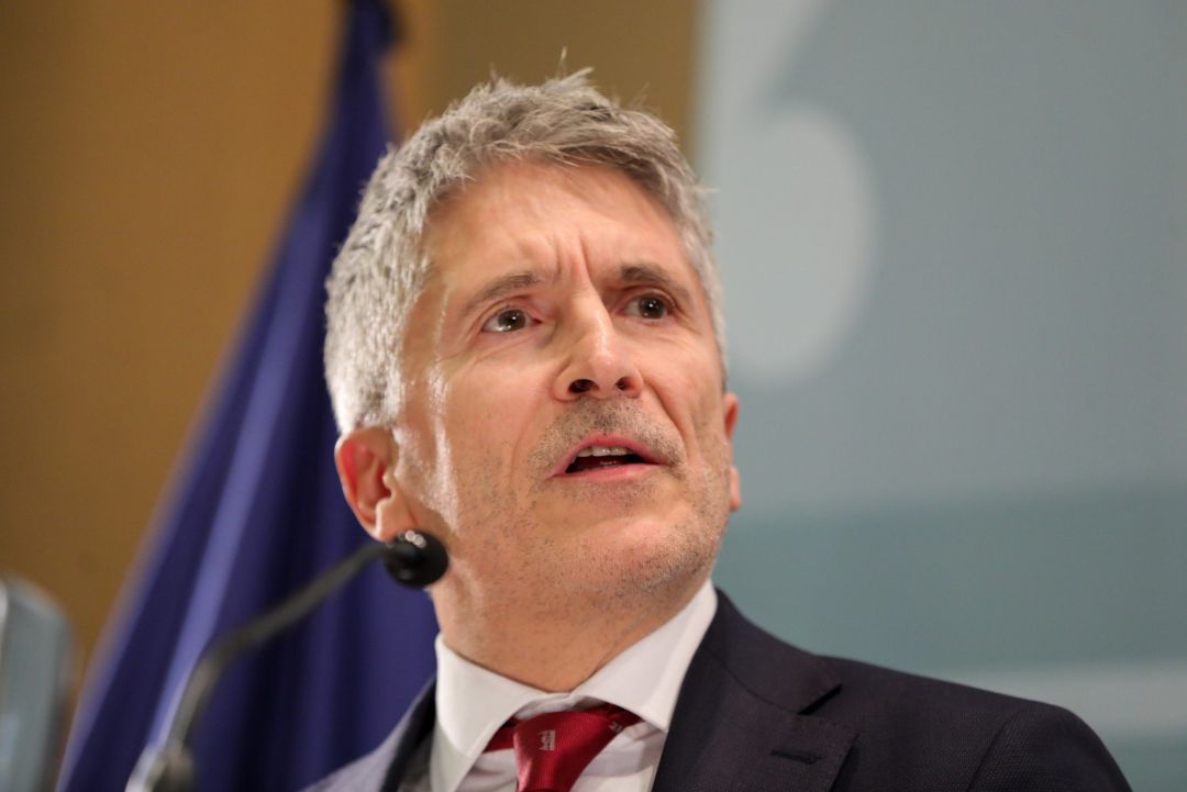 El ministro del Interior, Fernando Grande-Marlaska El ministro del Interior, Fernando Grande-Marlaska