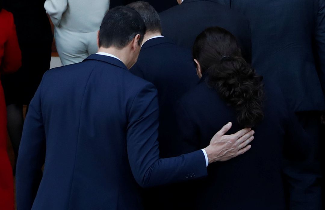 El presidente del Gobierno, Pedro Sánchez, y el vicepresidente, Pablo Iglesias El presidente del Gobierno, Pedro Sánchez, y el vicepresidente, Pablo Iglesias
