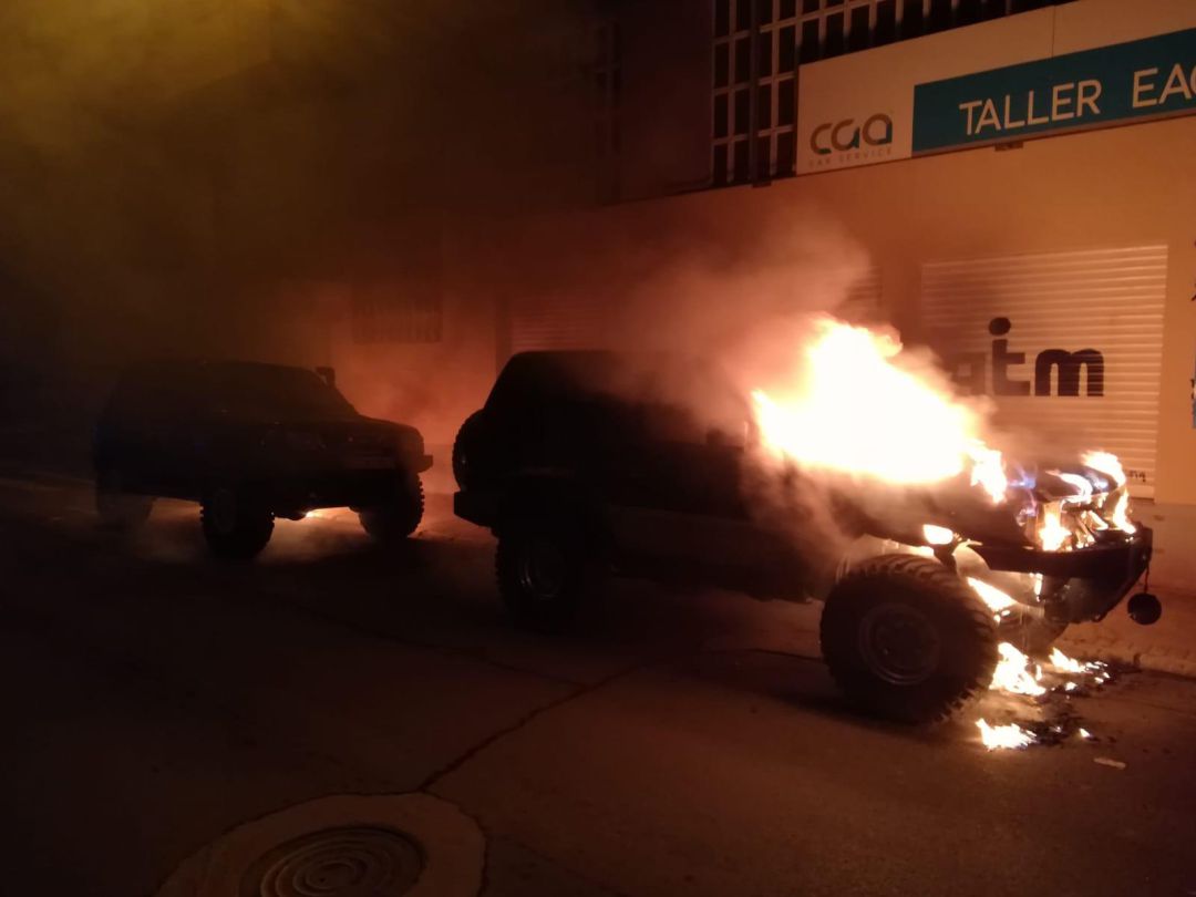 Los turismos estaban aparcados en la calle Batalla de Bailén en Ponferrada Los turismos estaban aparcados en la calle Batalla de Bailén en Ponferrada