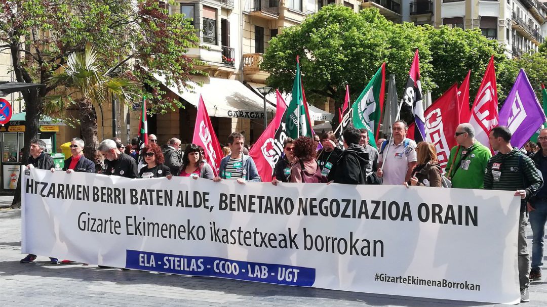 369.469 días no trabajados por huelga en Euskadi