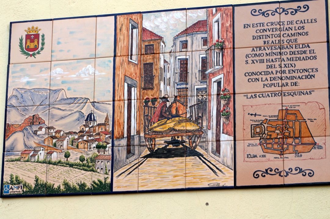 Placa de las cuatro esquinas Placa de las cuatro esquinas