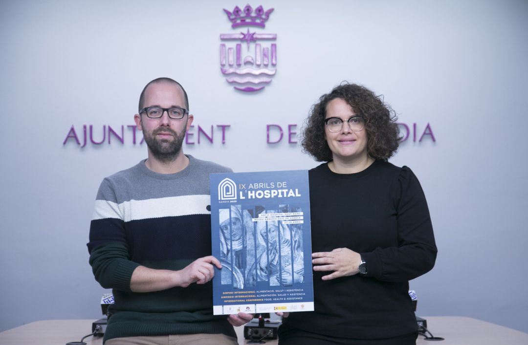 Joan Negre y Alicia Izquierdo en la presentación del congreso Joan Negre y Alicia Izquierdo en la presentación del congreso