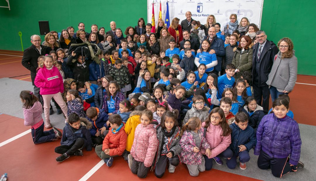 Inauguración del pabellón del Federico Muelas, en Cuenca Inauguración del pabellón del Federico Muelas, en Cuenca
