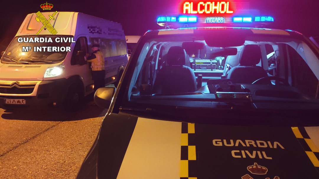 Detenido en Guadalajara un camionero que superaba en más de 5 veces el límite de alcohol