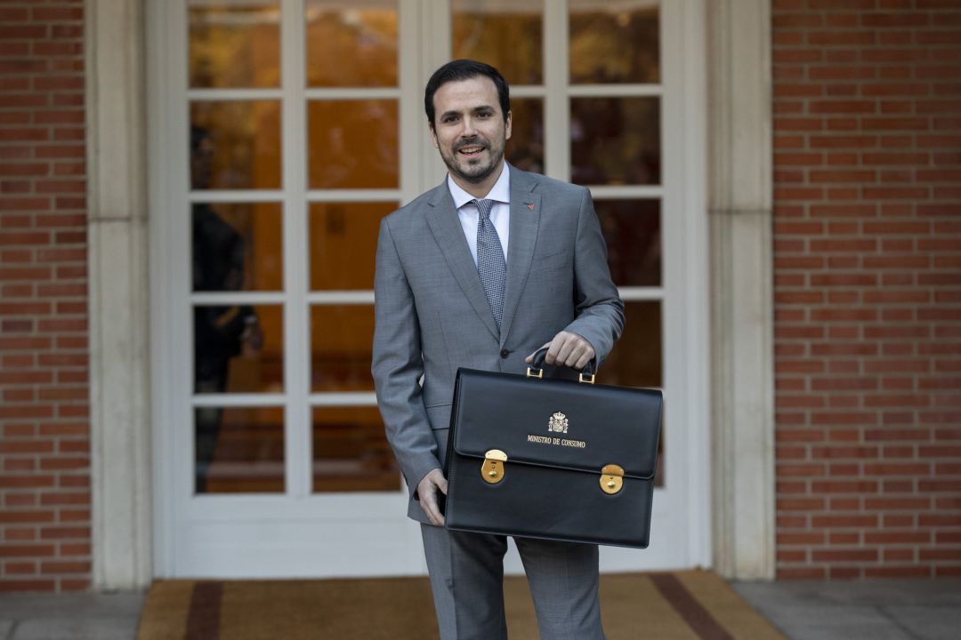 El ministro de Consumo, Alberto Garzón. El ministro de Consumo, Alberto Garzón.