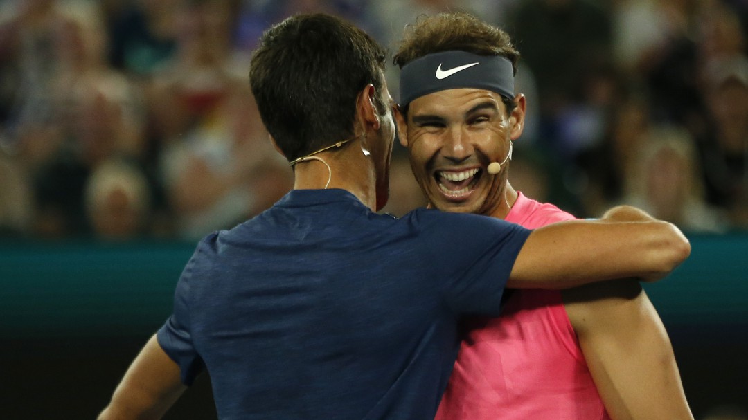 El punto viral de Rafa Nadal al más puro estilo Laudrup