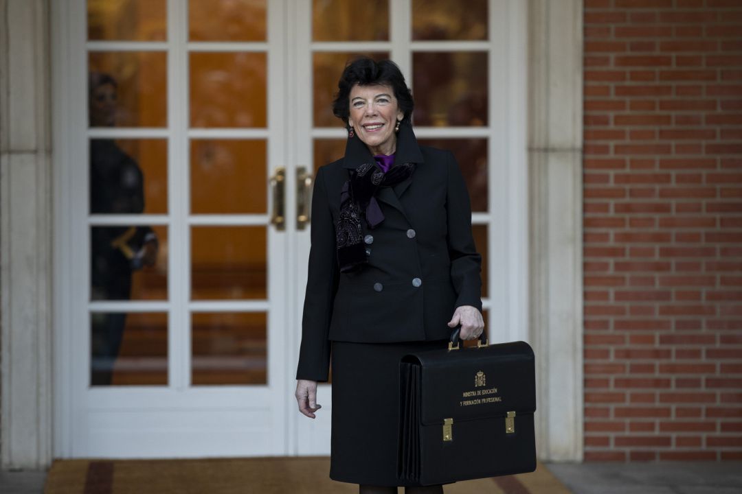 La ministra de Educación, Isabel Celaá. La ministra de Educación, Isabel Celaá.