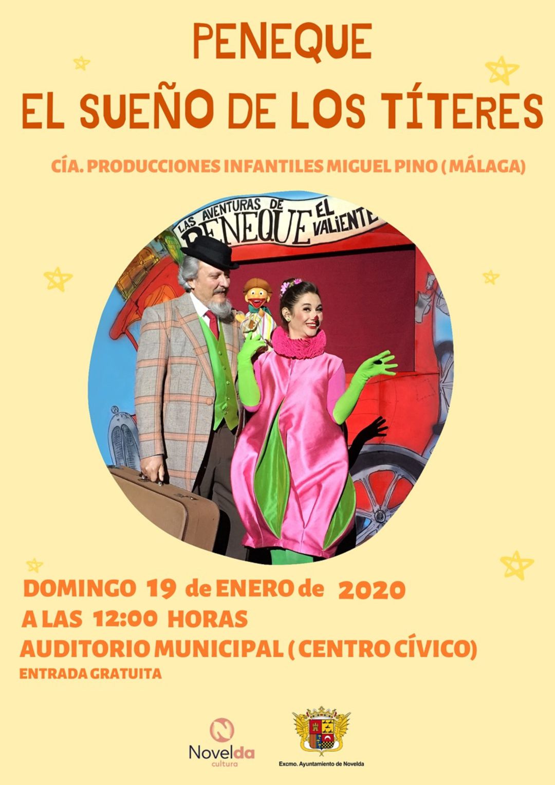 Cartel del evento en Novelda Cartel del evento en Novelda