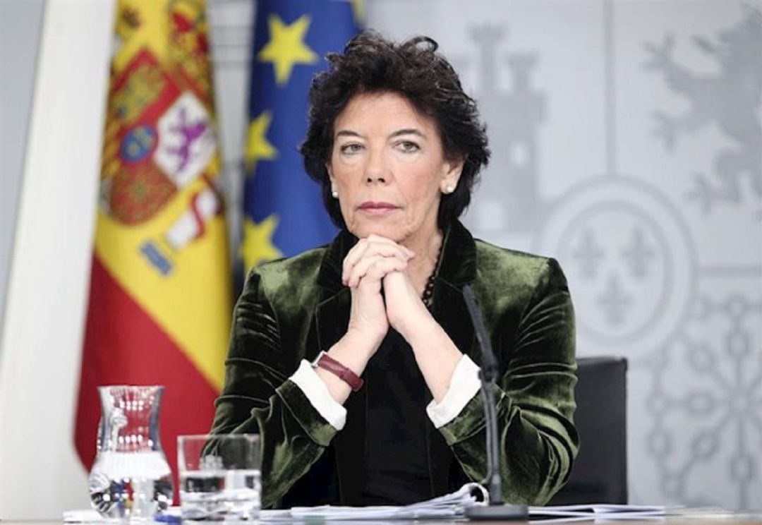 La ministra Portavoz, y de Educación y FP, Isabel Celaá La ministra Portavoz, y de Educación y FP, Isabel Celaá