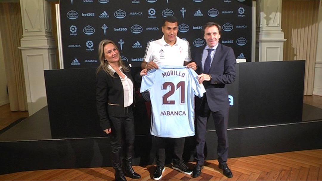 Jeison Murillo posa con su nueva camiseta Jeison Murillo posa con su nueva camiseta