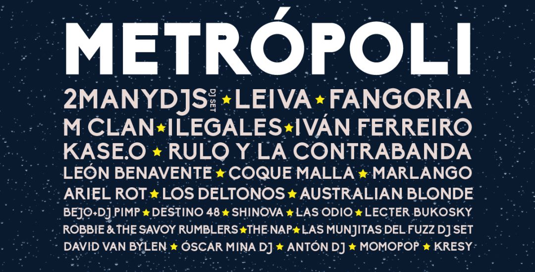Cartel anunciador del concierto suspendido en 2017. Cartel anunciador del concierto suspendido en 2017.