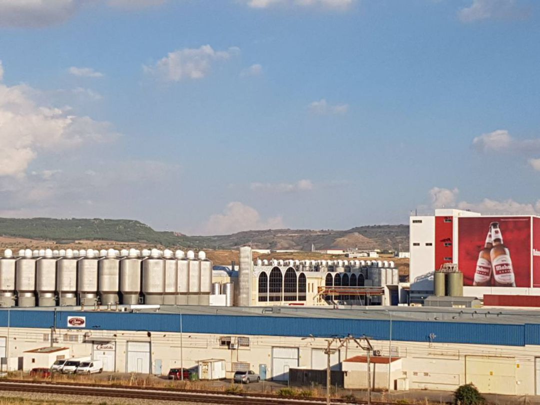Fábrica de Mahou en Alovera Fábrica de Mahou en Alovera