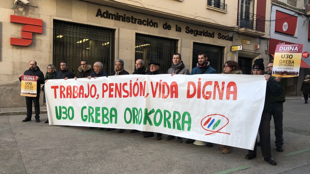 Jornada de reclamaciones sindicales en la Ribera