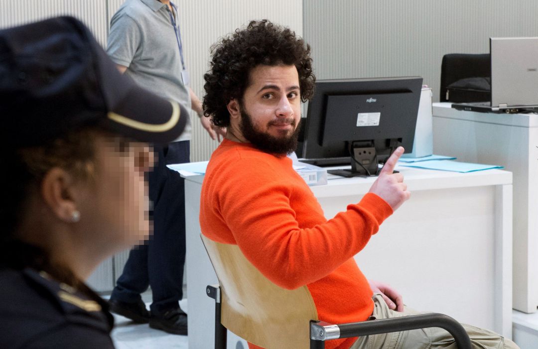 El danés Ahmed Samsam, durante la vista celebrada el 12 de junio de 2018 en la Audiencia Nacional. El danés Ahmed Samsam, durante la vista celebrada el 12 de junio de 2018 en la Audiencia Nacional.