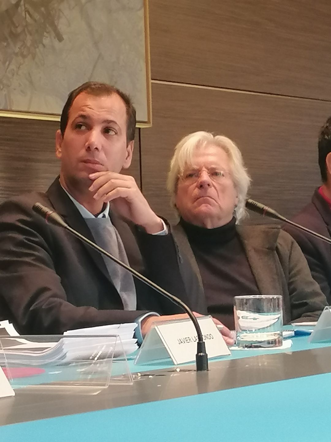 El magistrado cubano, Edén González junto al eurodiputado español Javier Nart, durante el acto organizado por prisoners defenders en Madrid El magistrado cubano, Edén González junto al eurodiputado español Javier Nart, durante el acto organizado por prisoners defenders en Madrid