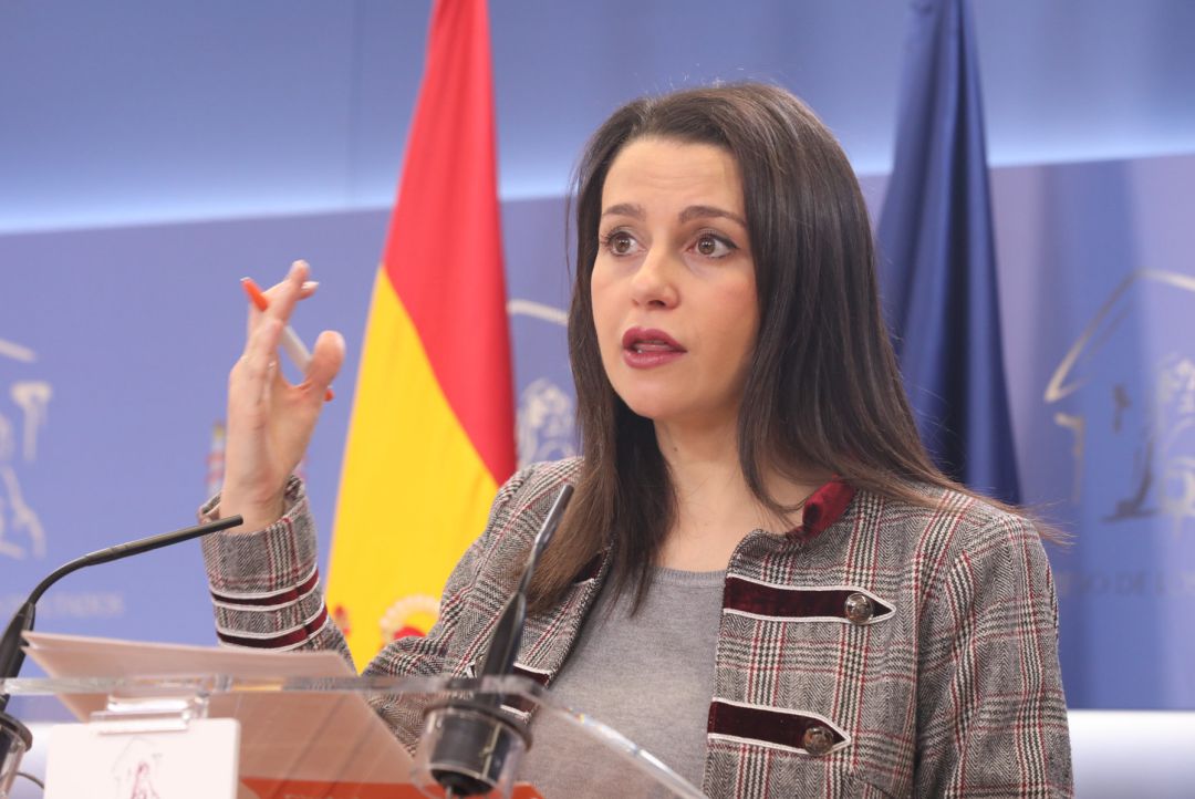 La presidenta y portavoz de Ciudadanos en el Congreso de los Diputados, Inés Arrimadas La presidenta y portavoz de Ciudadanos en el Congreso de los Diputados, Inés Arrimadas