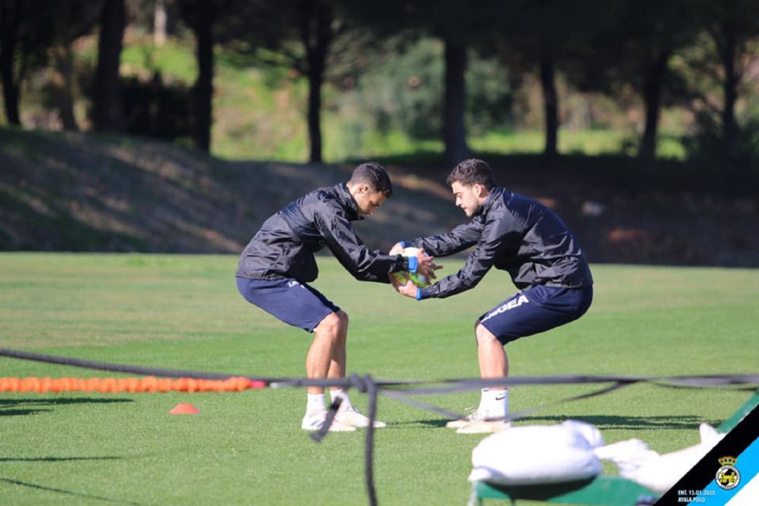 Un momento de un entreno. Un momento de un entreno.