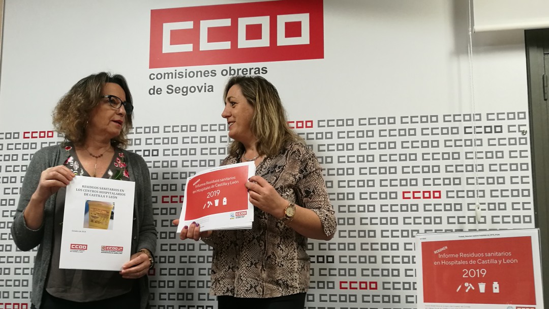 CCOO solicita una mejora de la gestión ambiental de los hospitales de la región