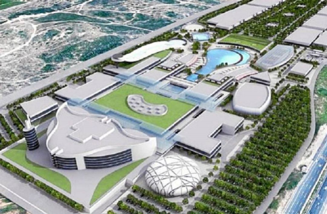 Proyección del macrocentro comercial que Intu pretende construir en Paterna Proyección del macrocentro comercial que Intu pretende construir en Paterna