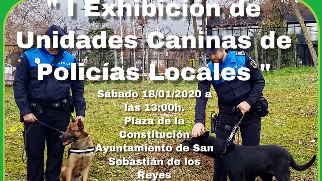 Sanse reúne a perros policía de nueve municipios de Madrid