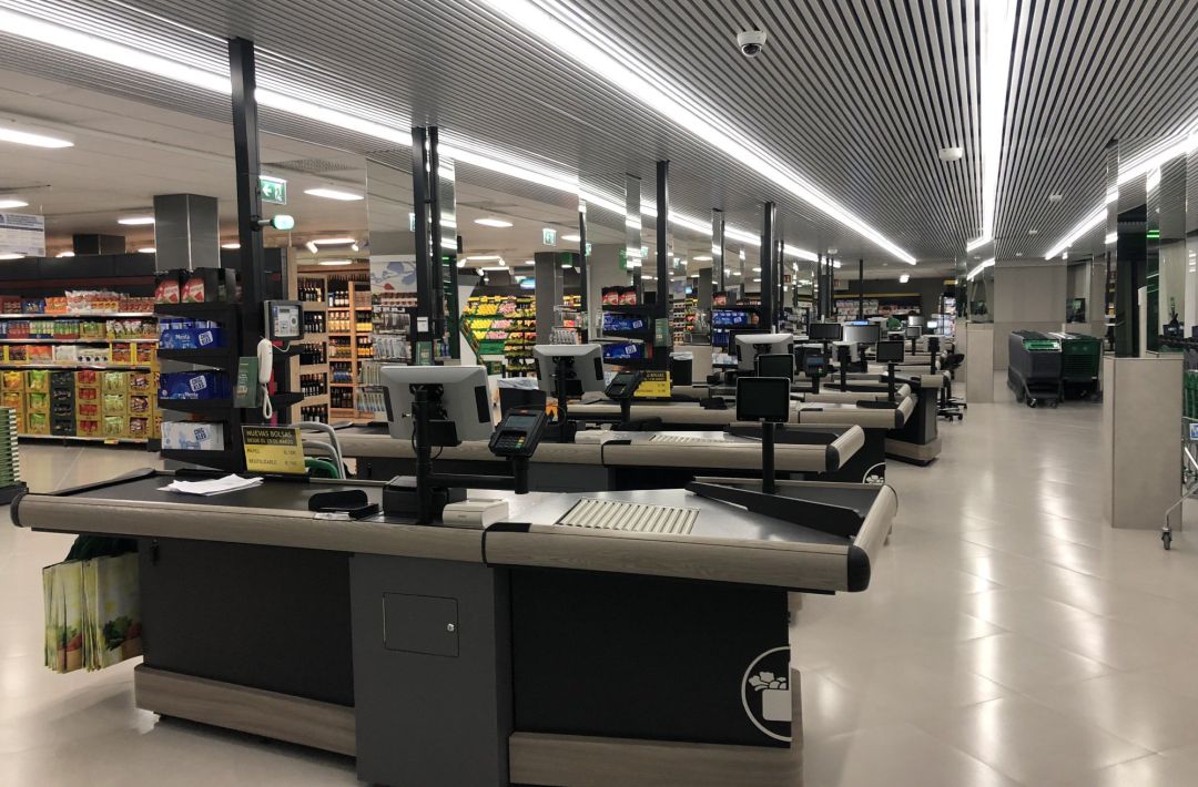 Un supermercado de Mercadona. Un supermercado de Mercadona.