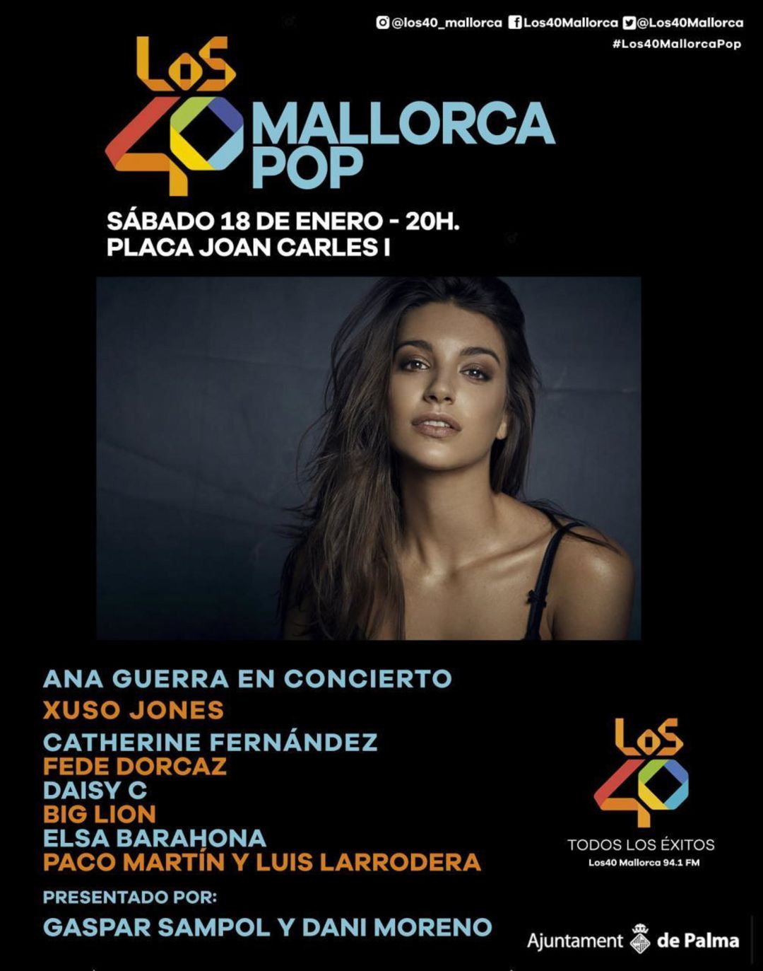 Llega los '40 Mallorca Pop' a las fiestas de Sant Sebastià Llega los '40 Mallorca Pop' a las fiestas de Sant Sebastià