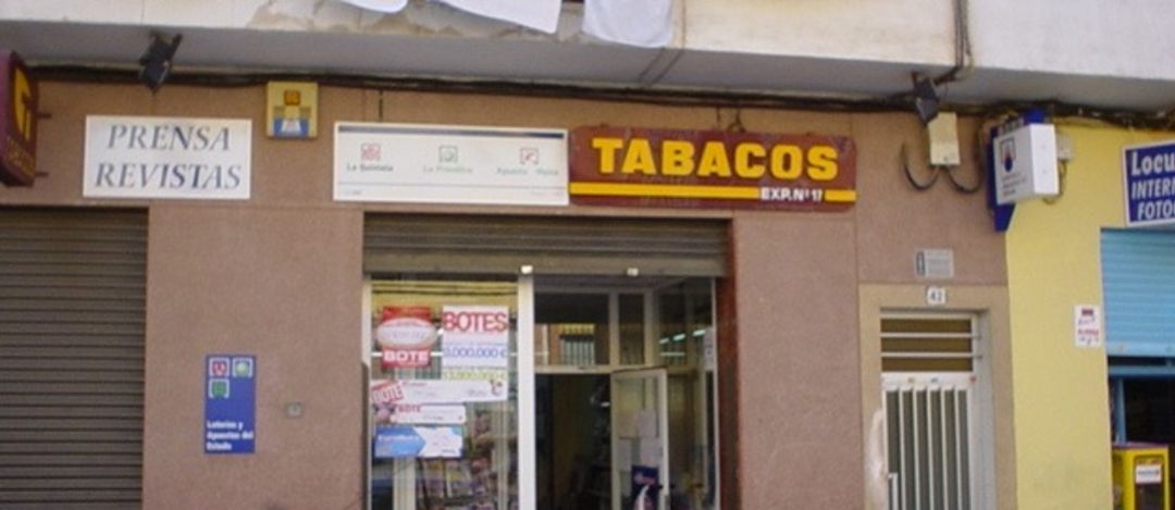 Estanco donde se ha expedido el premio Estanco donde se ha expedido el premio