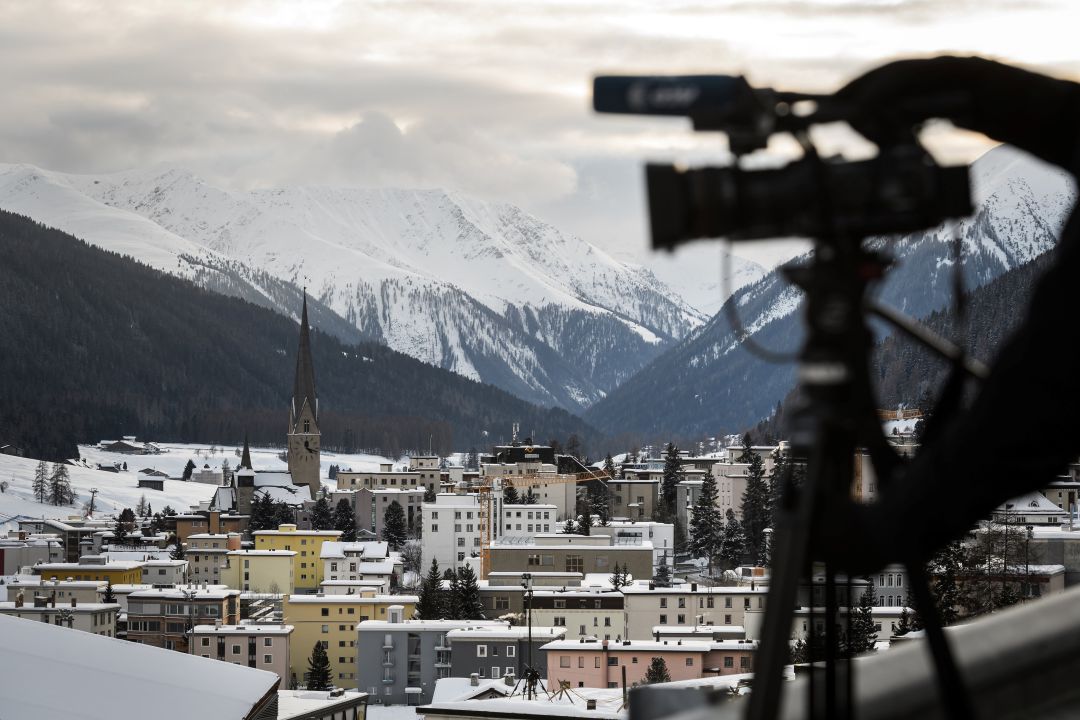 Paisaje de Davos (Suiza) donde se celebra el Foro Económico Mundial. Paisaje de Davos (Suiza) donde se celebra el Foro Económico Mundial.