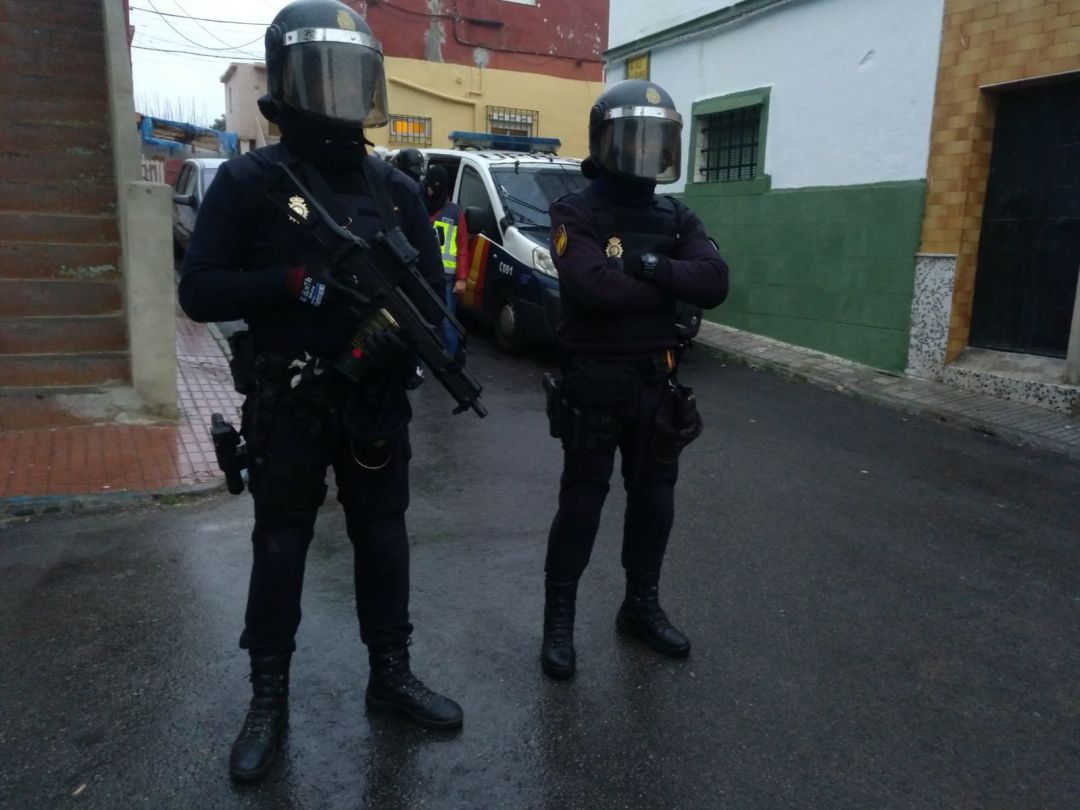 Despliegue policial en Algeciras Despliegue policial en Algeciras