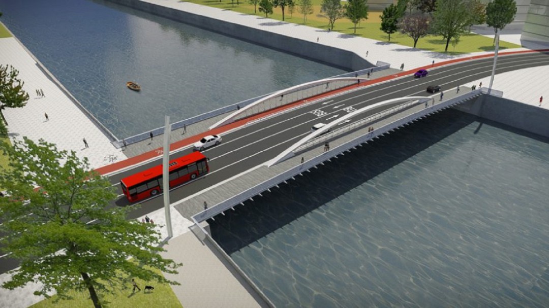 El nuevo puente que unirá Zorrozaurre con San Ignacio estará operativo en abril