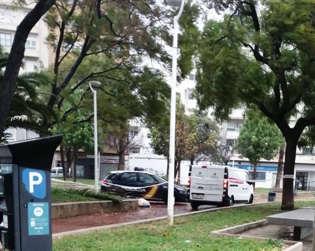 Parc de l'Estació de Gandia, donde se ha encontrado el cadaver de la mujer Parc de l'Estació de Gandia, donde se ha encontrado el cadaver de la mujer
