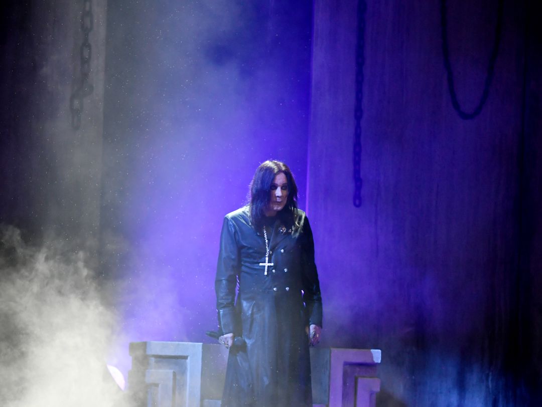 Ozzy Osbourne, durante uno de sus conciertos Ozzy Osbourne, durante uno de sus conciertos