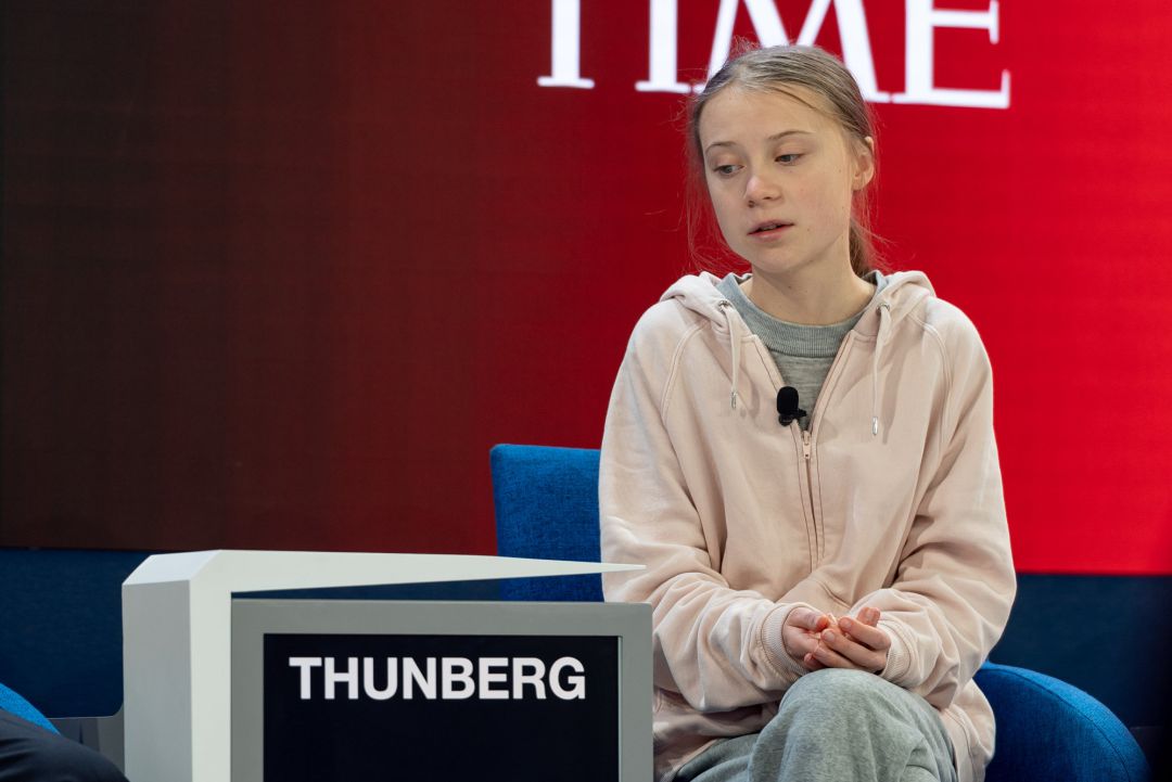 La joven activista sueca, Greta Thunberg La joven activista sueca, Greta Thunberg