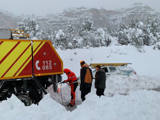 Nieve en las comarcas de Els Ports. Nieve en las comarcas de Els Ports.