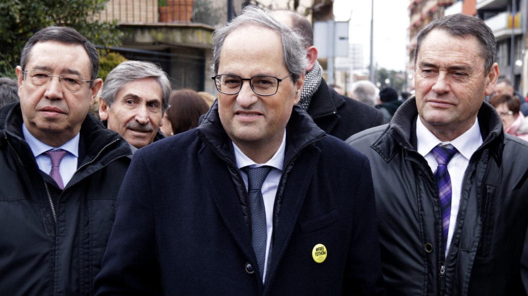 El Supremo inadmite una nueva querella de Vox contra Torra por terrorismo y rebelión