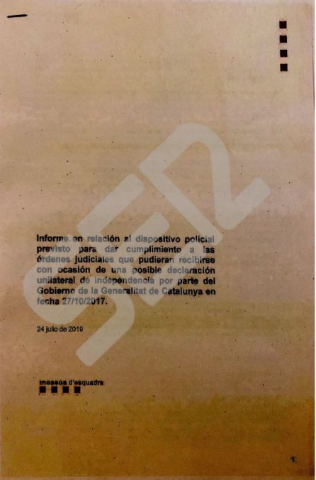 Trapero insiste en su ruptura con el independentismo Trapero insiste en su ruptura con el independentismo