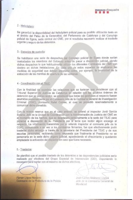 Trapero insiste en su ruptura con el independentismo Trapero insiste en su ruptura con el independentismo