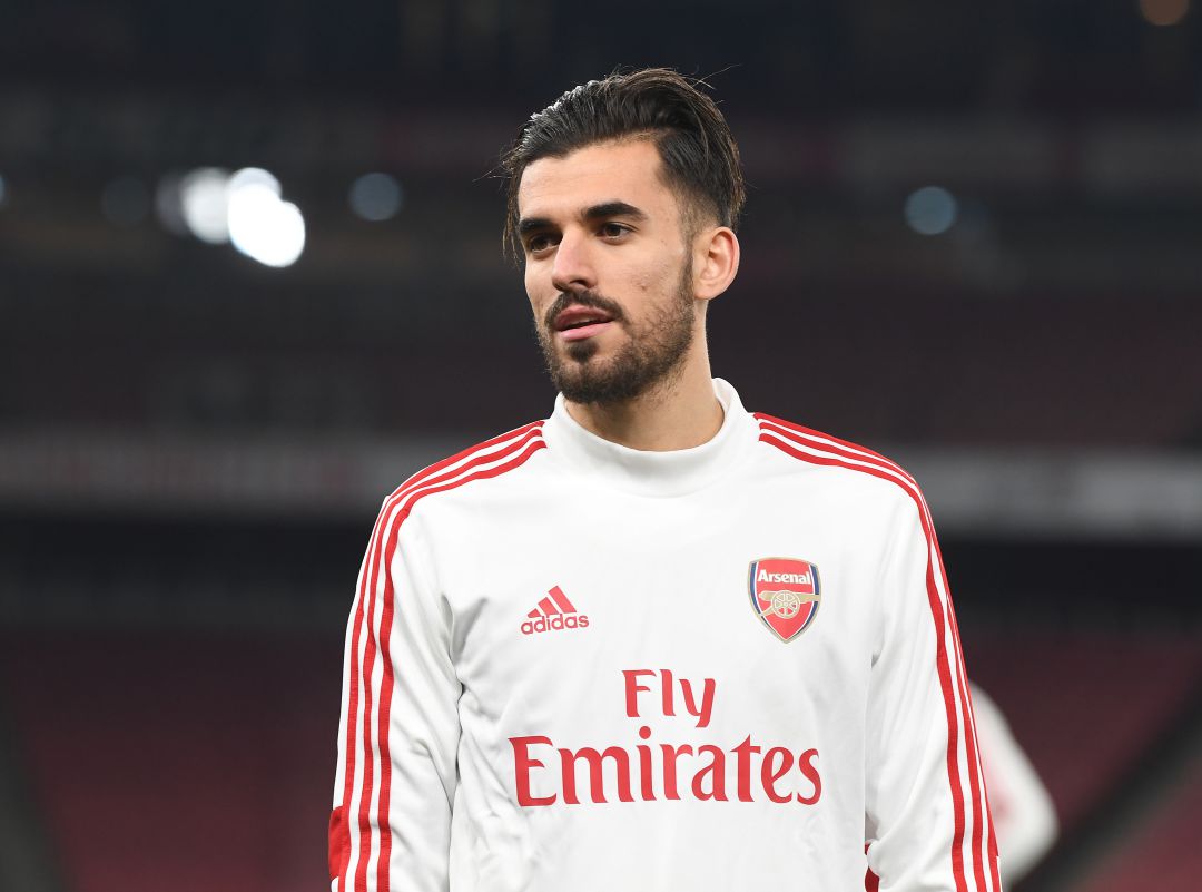 Ceballos, durante un entrenamiento del Arsenal. Ceballos, durante un entrenamiento del Arsenal.