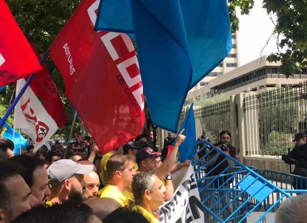 Los trabajadores de la industria se han movilizado en Madrid por el futuro de la industria Los trabajadores de la industria se han movilizado en Madrid por el futuro de la industria
