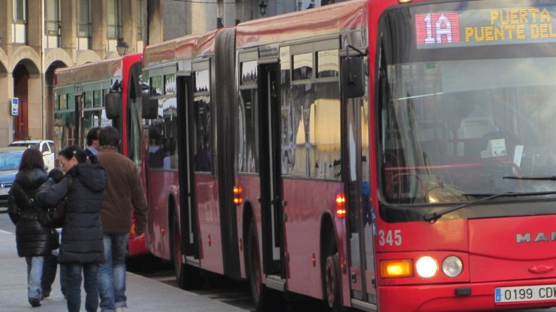 El número de viajeros de bus urbano aumentó en un 5% en 2019