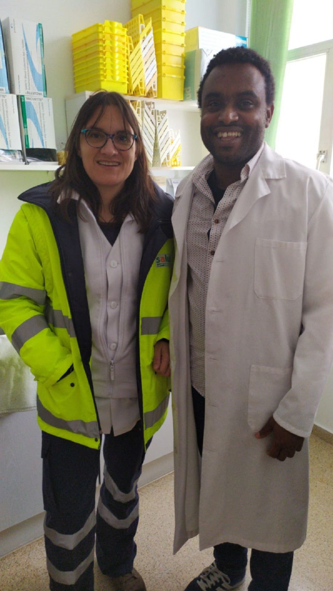 Un médico y una enfermera del centro de Más de las Matas pasan 4 días de guardia Un médico y una enfermera del centro de Más de las Matas pasan 4 días de guardia