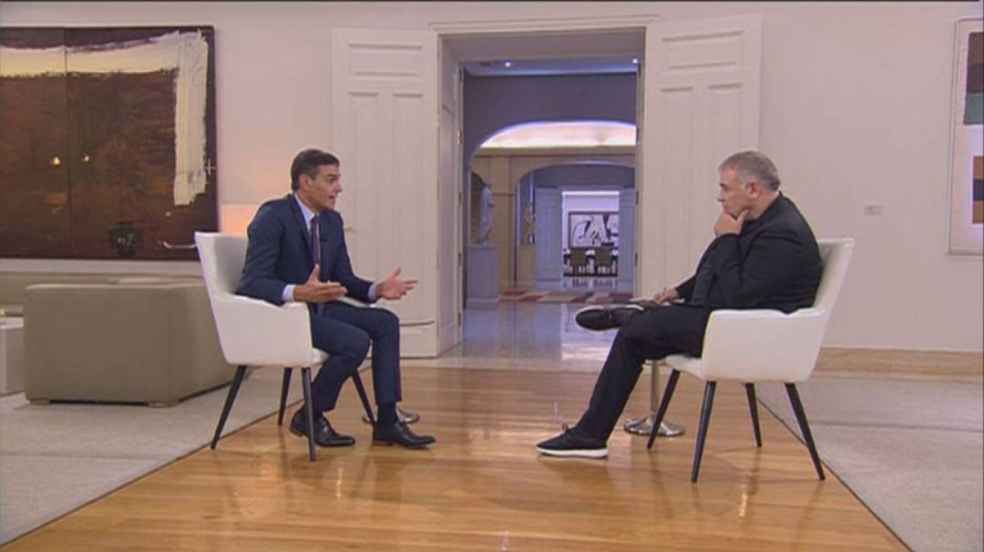Fotograma de la entrevista en 'Al Rojo Vivo' Fotograma de la entrevista en 'Al Rojo Vivo'