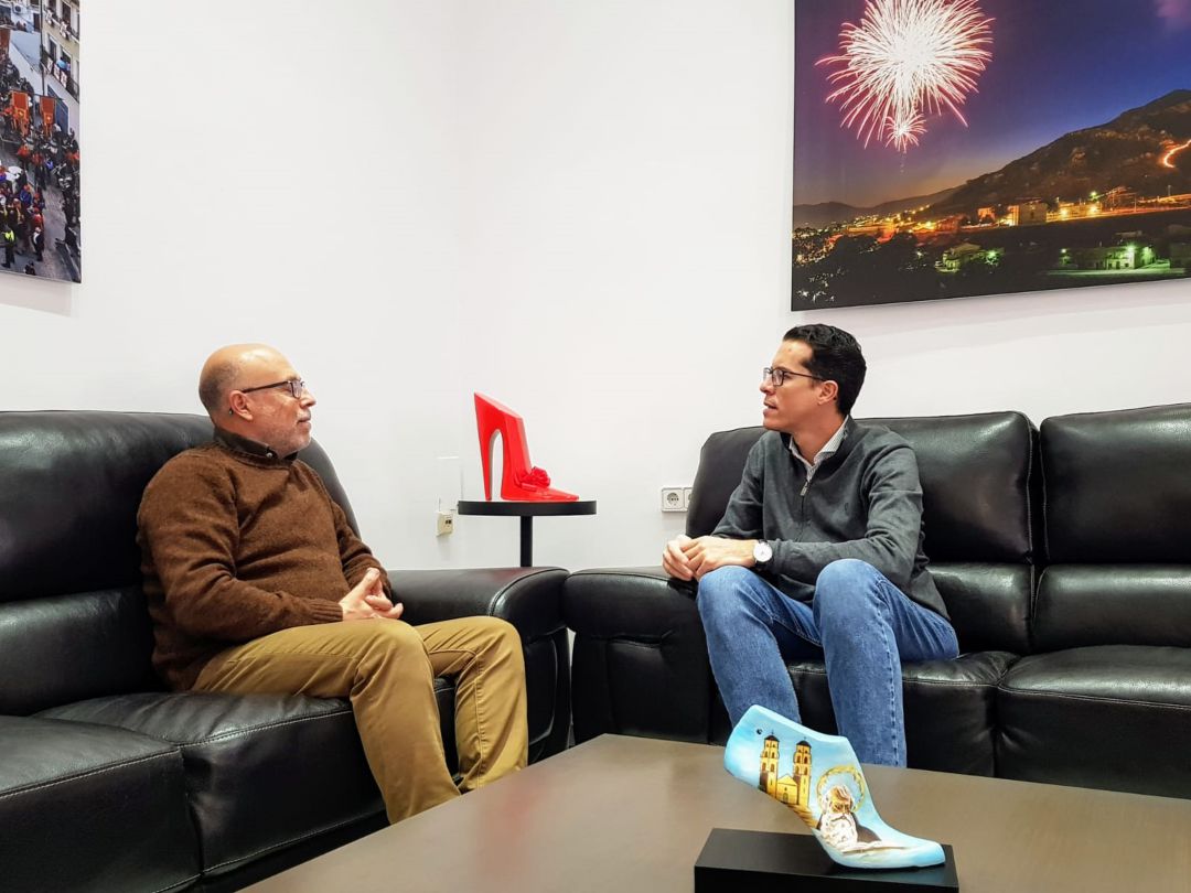 Alejandro García, alcalde de Monóvar y Rubén Alfaro, alcalde de Elda Alejandro García, alcalde de Monóvar y Rubén Alfaro, alcalde de Elda