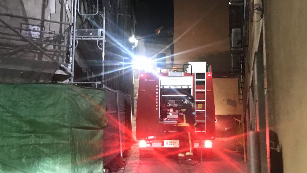 Una intervención de los bomberos en una imagen de archivo. Una intervención de los bomberos en una imagen de archivo.